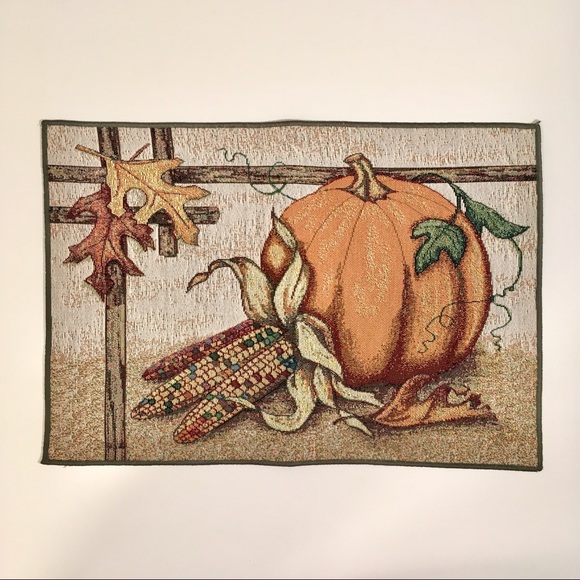 October Weekend Tapestry Placemat Set of 4 - Picture 1 of 6